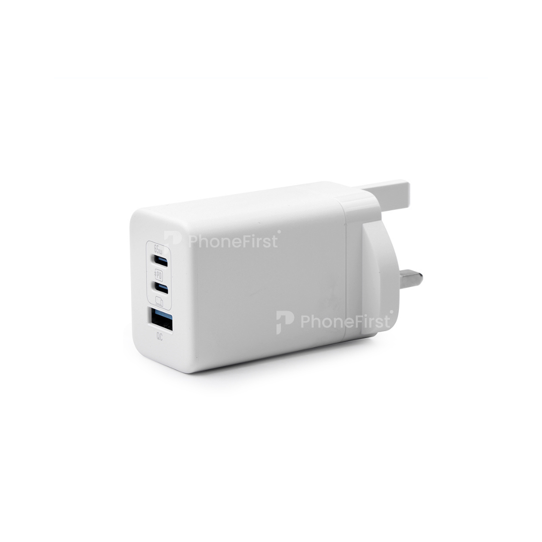 NCC USB-C + USB-C + USB-A PD 65W Plug C31