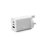 NCC USB-C + USB-C + USB-A PD 65W Plug C31