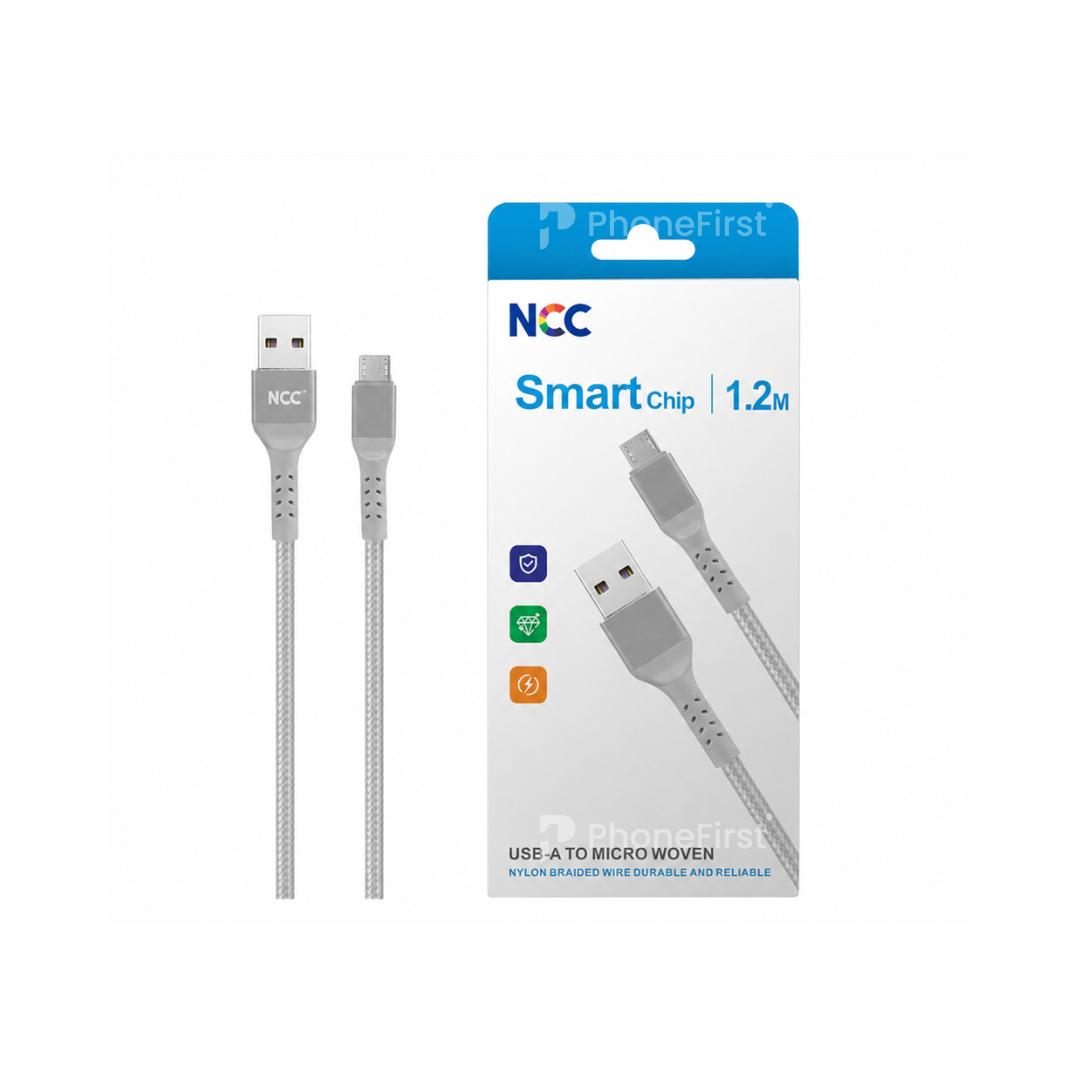 NCC USB to Micro Cable 1.2M Light Gray XC-0715