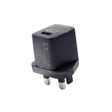 NCC Unfoldable USB-A & TYPE-C 35W Power Charger Plug Black CD-0401