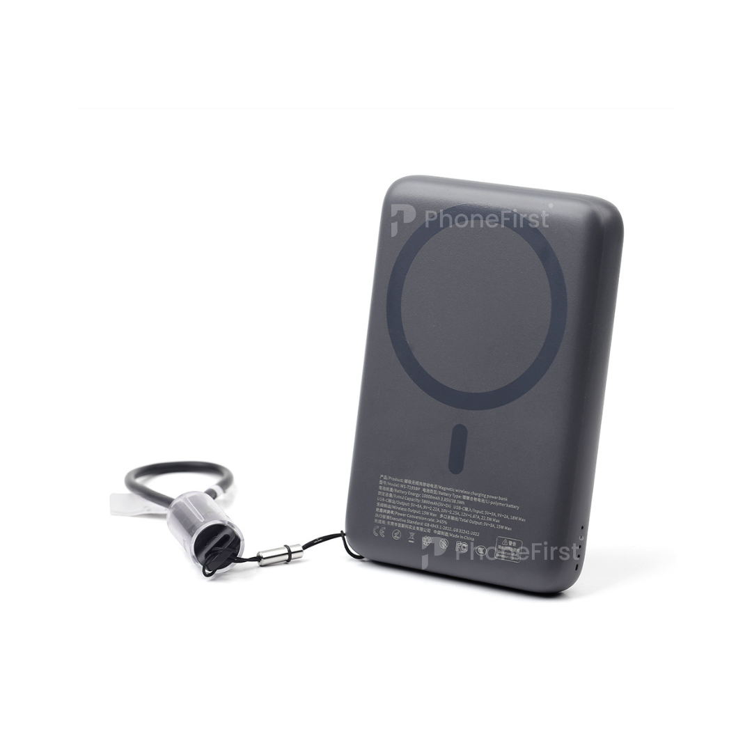 NCC WS-T193BP Magnetic Wireless Power Bank 10000mAh Black