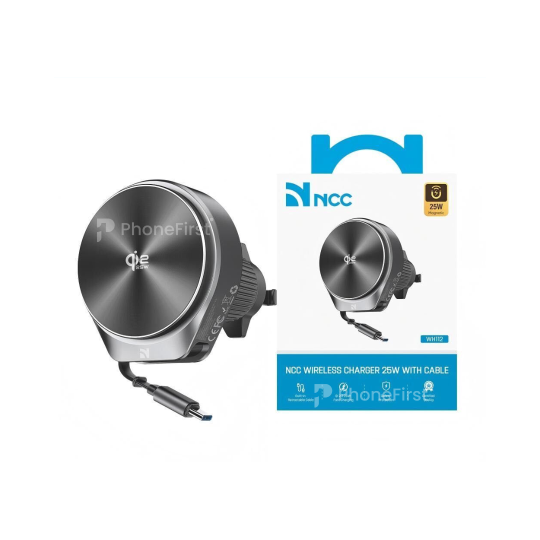 NCC Wireless Car Charger With Cable 25W WH112