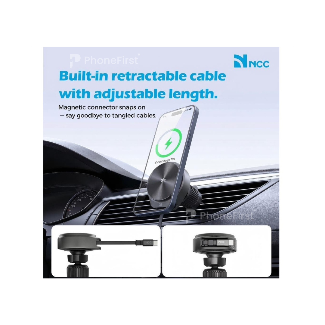 NCC Wireless Car Charger With Cable 25W WH112