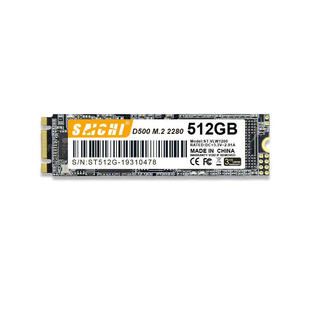M.2 2280 SATA SSD 512GB