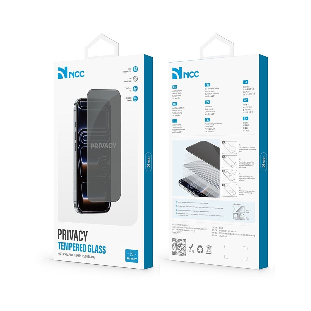 NCC iPhone 18 Pro Max Privacy Tempered Glass