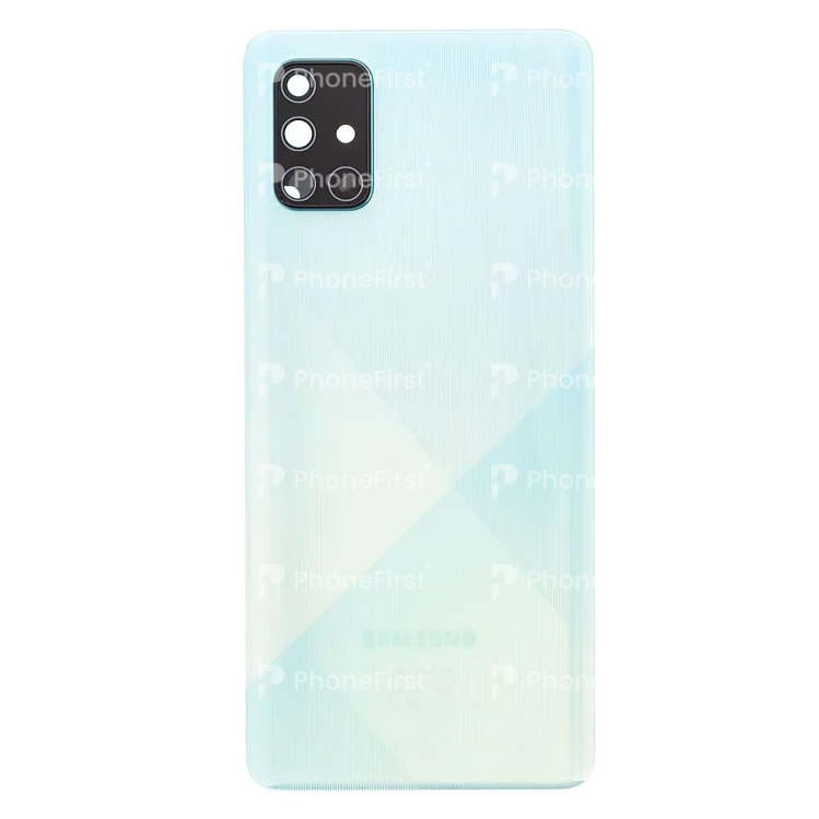 Samsung A71 A715 - Battery Back With Lens Prism Crush Blue