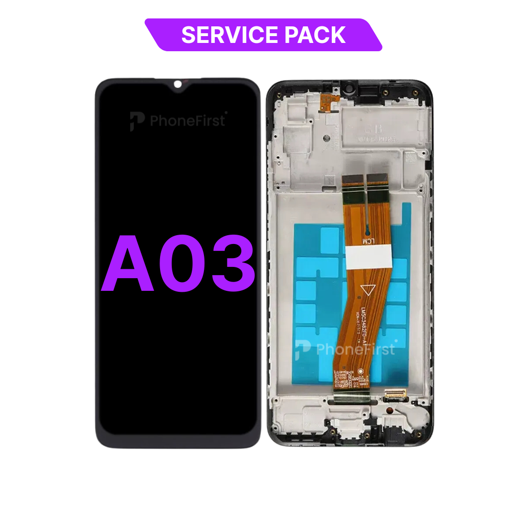 Samsung A03 A035G LCD (W/F) Service Pack (EU Version) Longer LCD