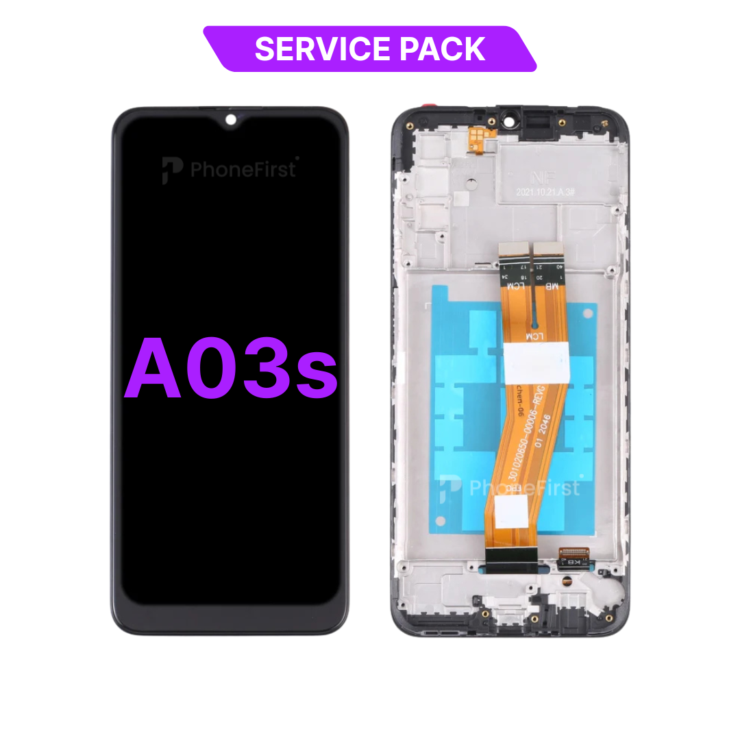Samsung A03s A037F LCD (W/F) Service Pack (Non EU Version) Shorter LCD