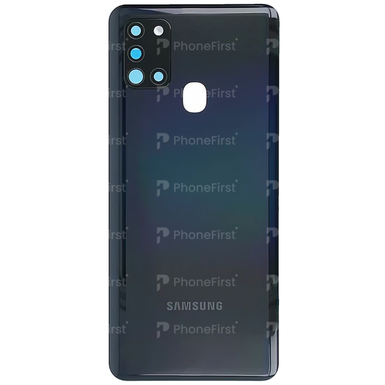 Samsung A21s A217 - Battery Back With Lens Black