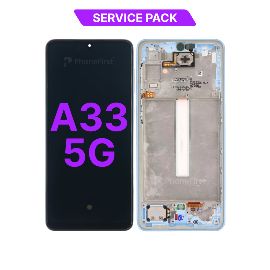 Samsung A33 5G A336 LCD (W/F) Service Pack Blue