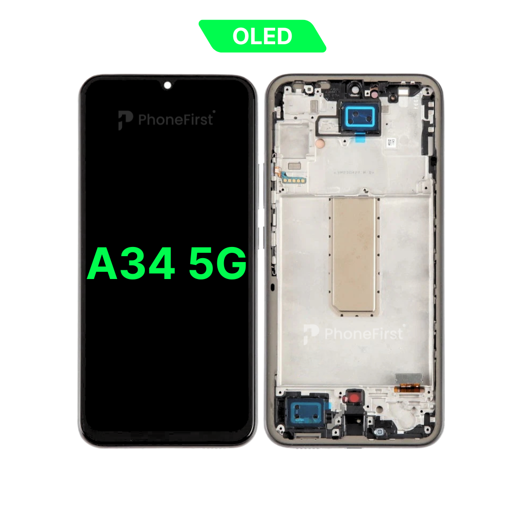 Samsung A34 5G A346 LCD (W/F) OLED Black