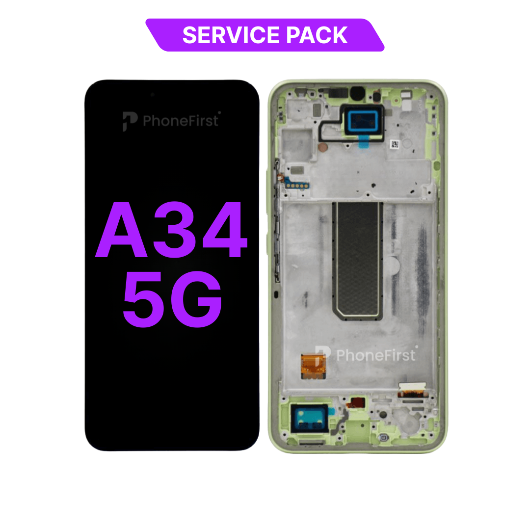 Samsung A34 5G A346 LCD (W/F) Service Pack Lime Green