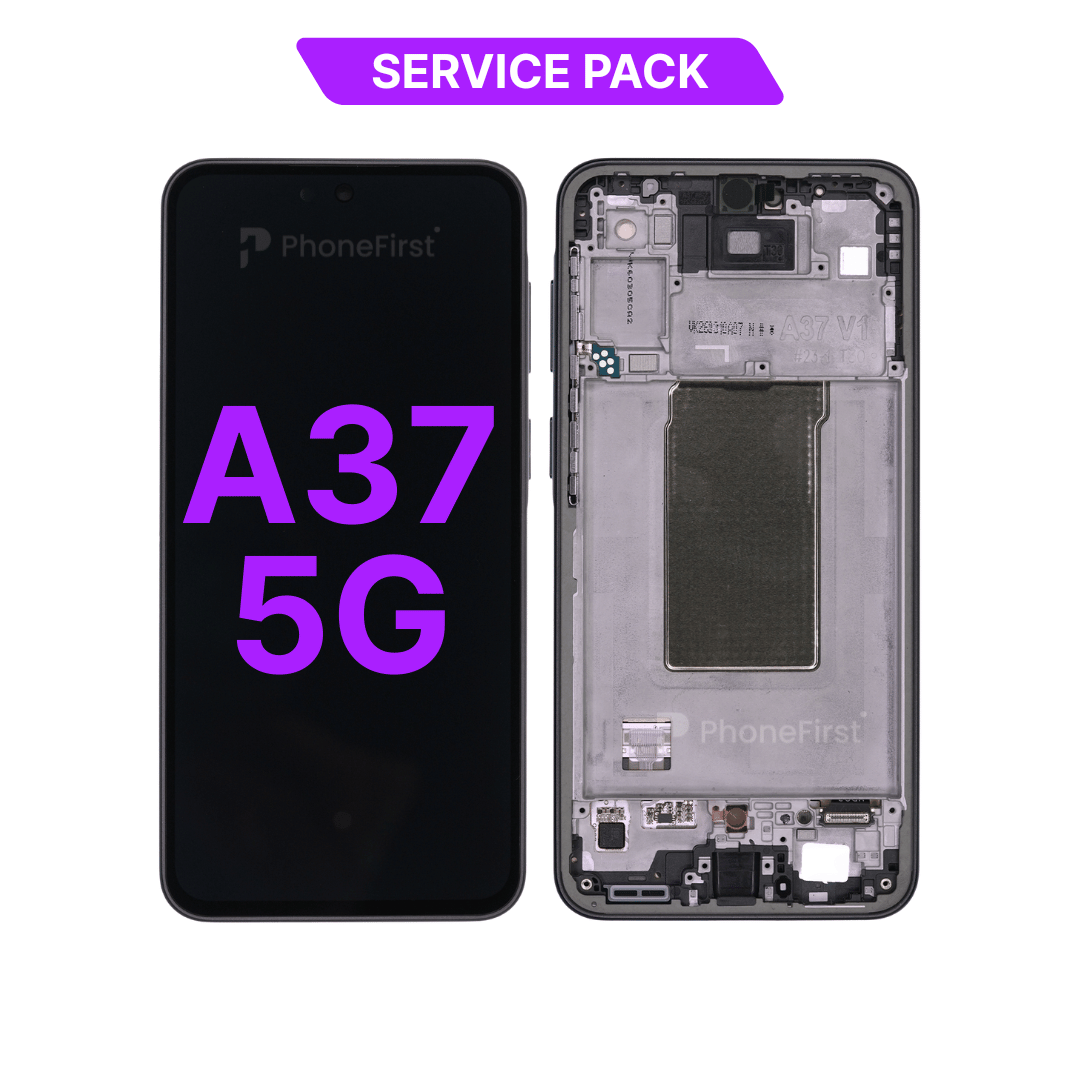 Samsung A37 5G A376 LCD (W/F) Service Pack Awesome Charcoal