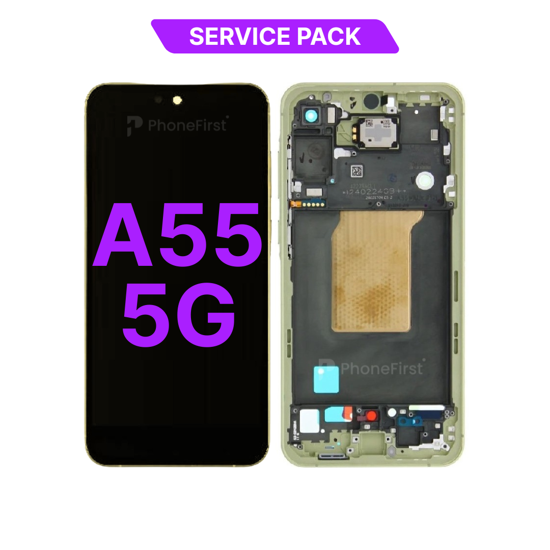 Samsung A55 5G A556 LCD (W/F) Service Pack Awesome Lemon