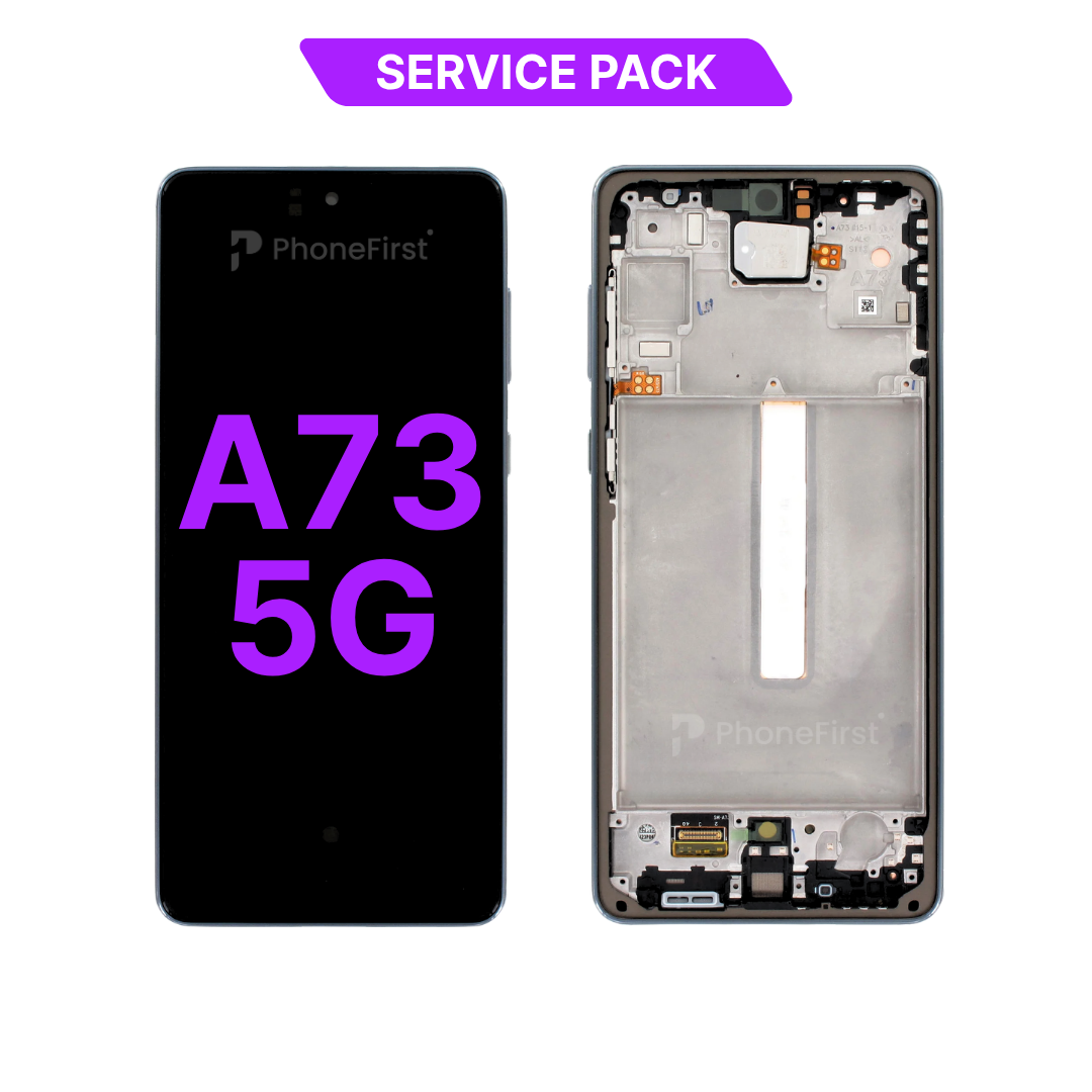 Samsung A73 5G A736 LCD (W/F) Service Pack Black