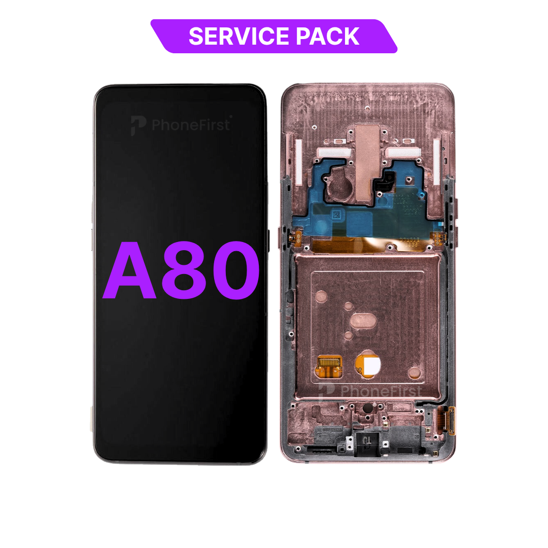 Samsung A80 A805 LCD (W/F) Service Pack Gold