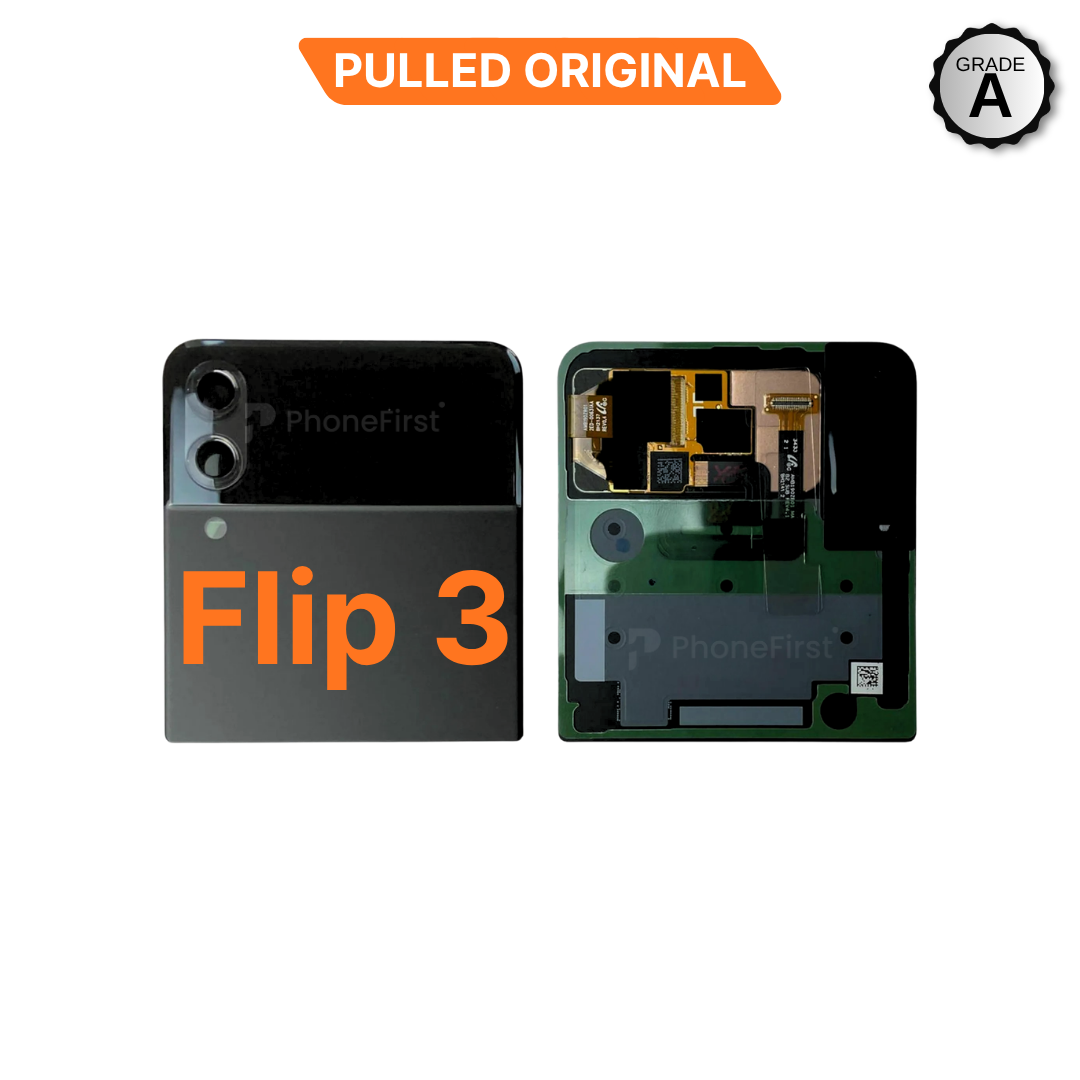 Samsung Flip 3 F711 LCD (N/F) Pulled Original Grade A Outer Black