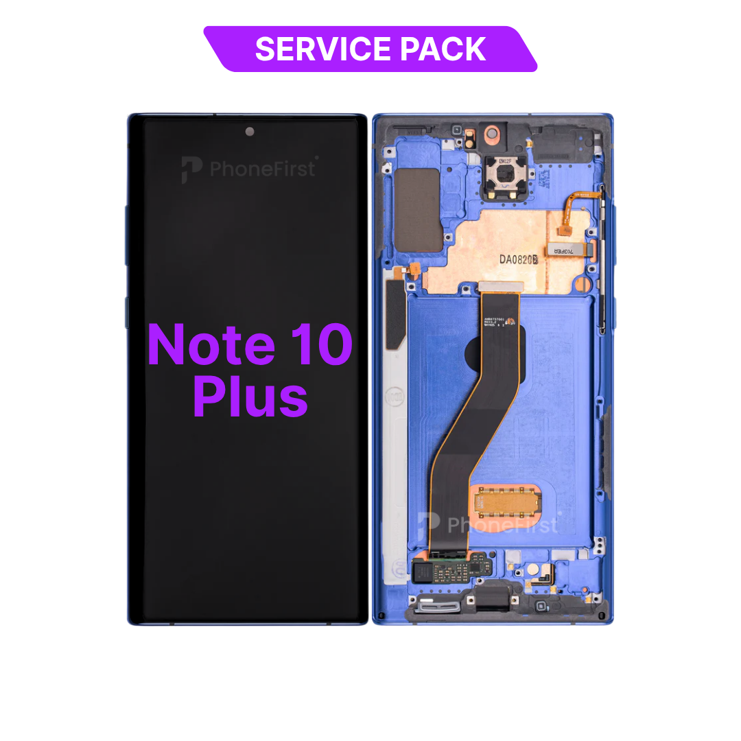Samsung Note 10 Plus N975 LCD (W/F) Service Pack Blue
