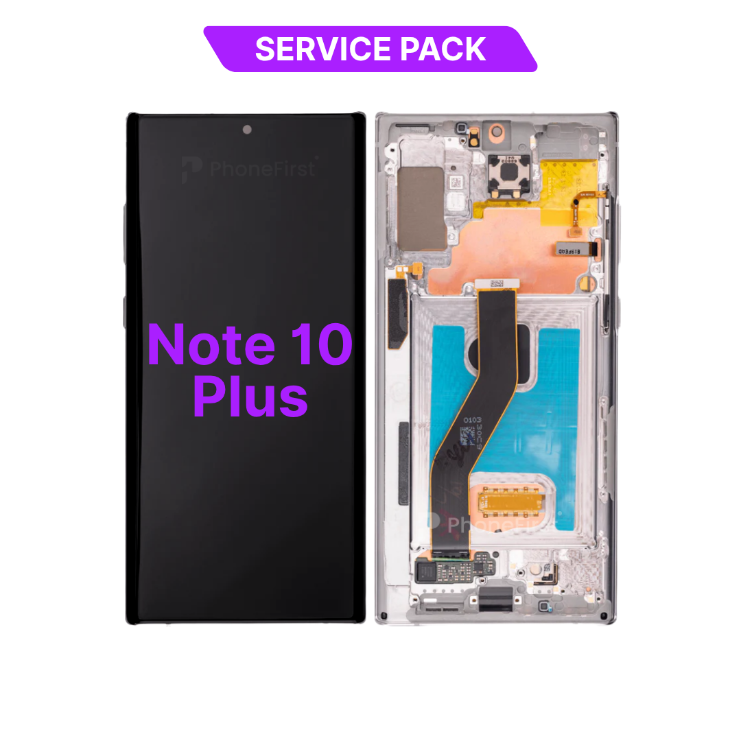 Samsung Note 10 Plus N975 LCD (W/F) Service Pack Silver