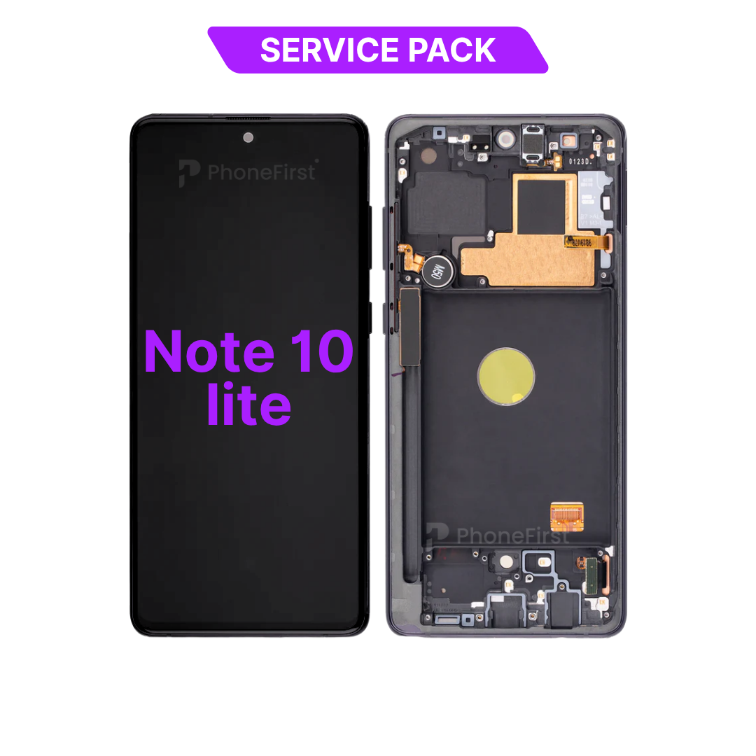 Samsung Note 10 lite N770 LCD (W/F) Service Pack Black