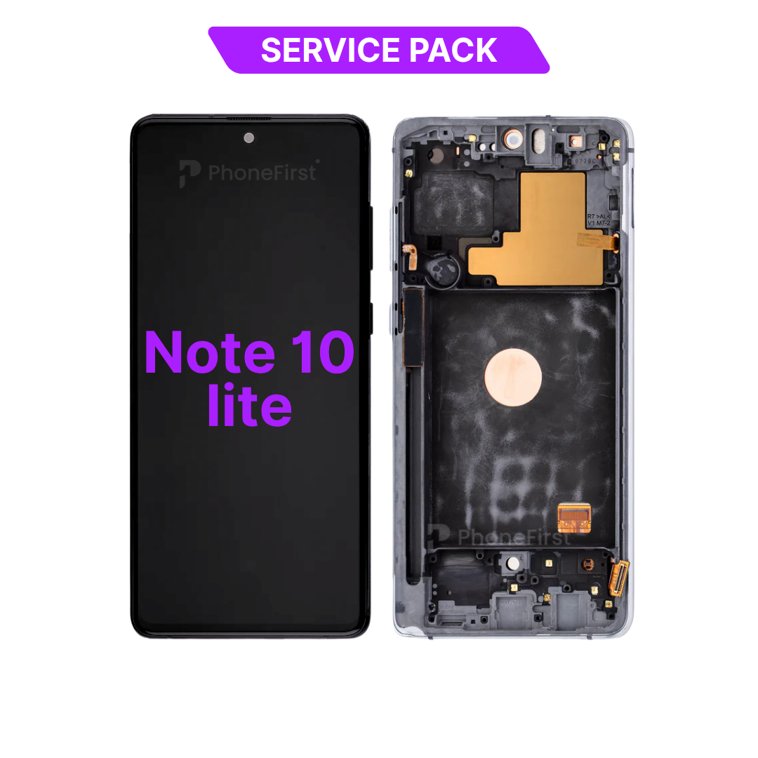 Samsung Note 10 lite N770 LCD (W/F) Service Pack Silver