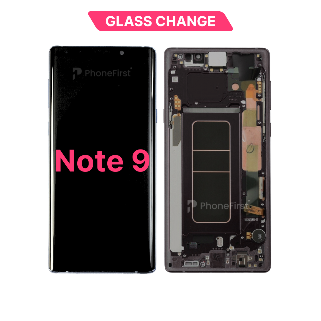 Samsung Note 9 N960 LCD (W/F) Glass Change Black