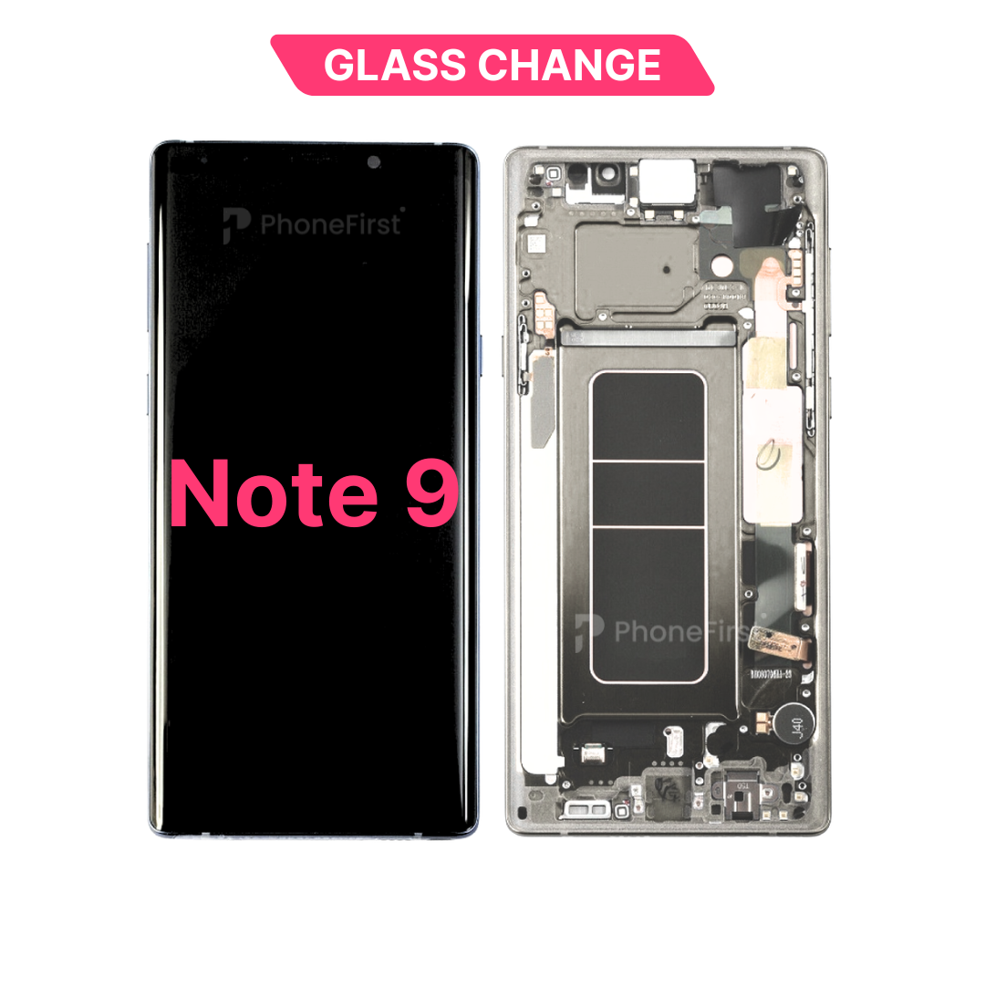 Samsung Note 9 N960 LCD (W/F) Glass Change Silver