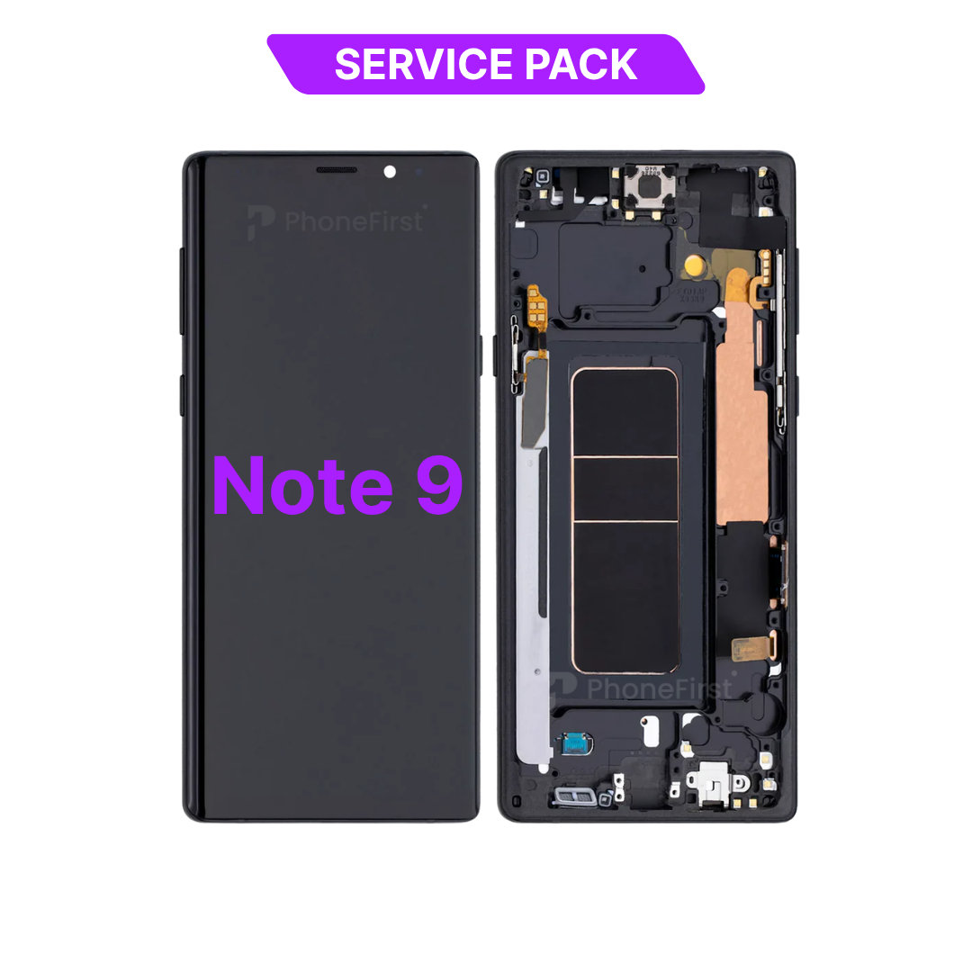 Samsung Note 9 N960 LCD (W/F) Service Pack Black