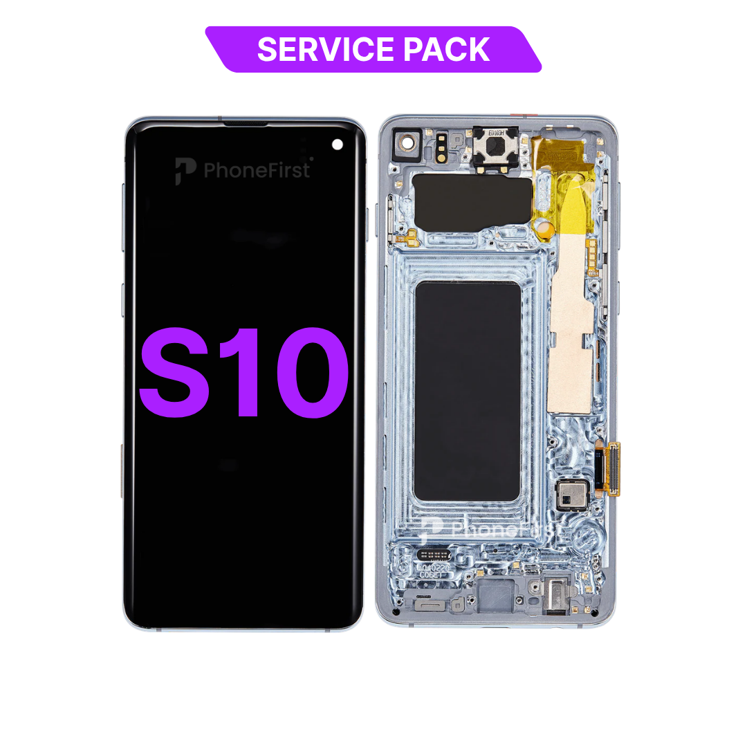 Samsung S10 G973 LCD (W/F) Service Pack Blue