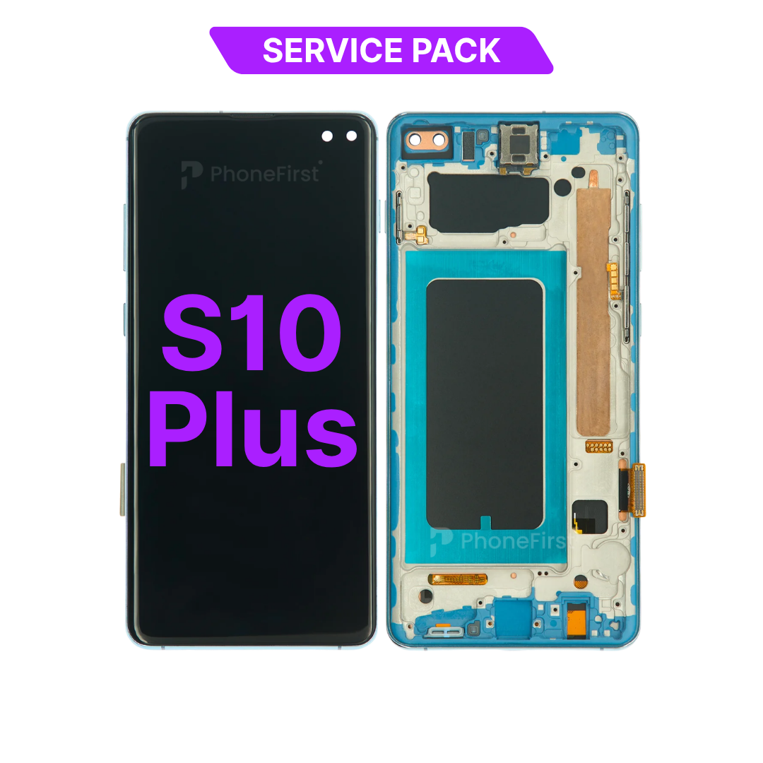 Samsung S10 Plus G975 LCD (W/F) Service Pack Blue