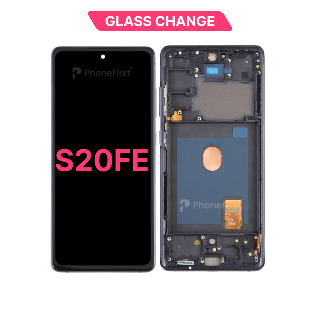 Samsung S20 FE G780 LCD (W/F) Change Glass Cloud Navy / Black