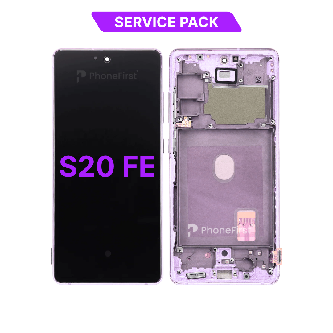 Samsung S20 FE G781 LCD (W/F) Service Pack Violet / Lavender