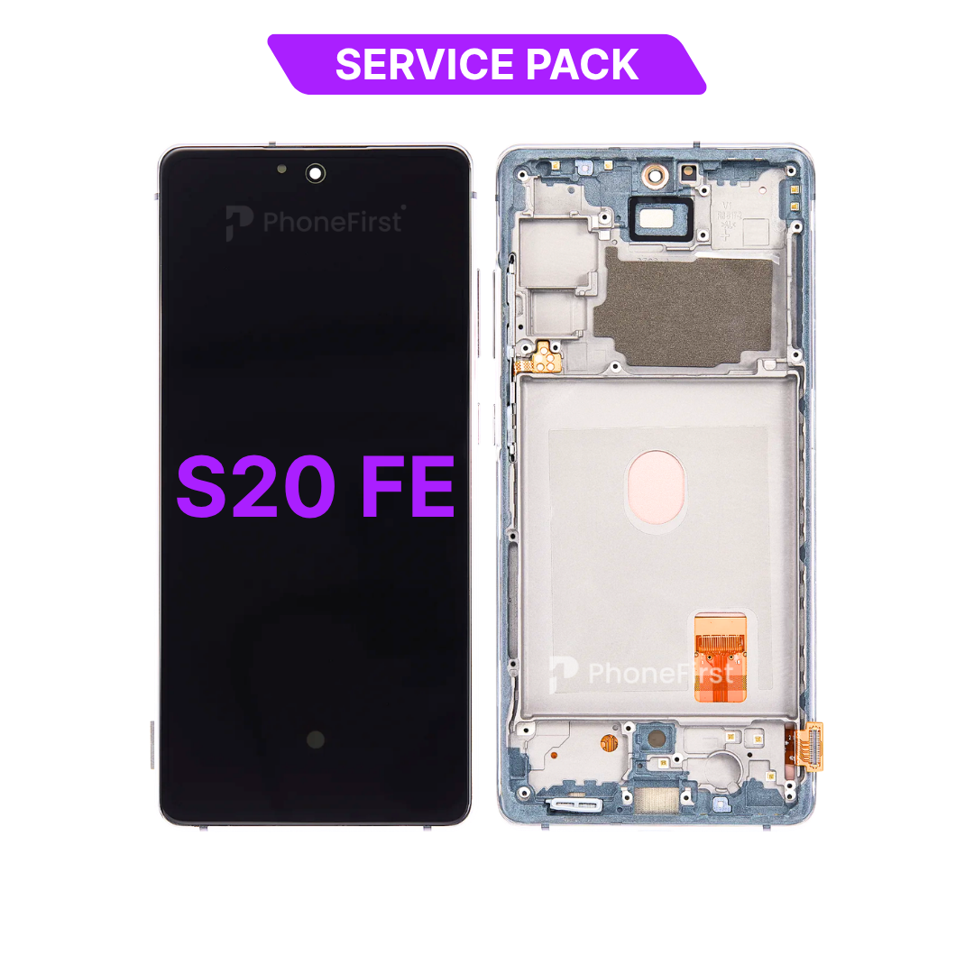 Samsung S20 FE G781 LCD (W/F) Service Pack White