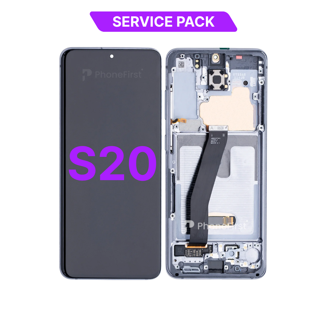 Samsung S20 G980 LCD (W/F) Service Pack Cosmic Gray