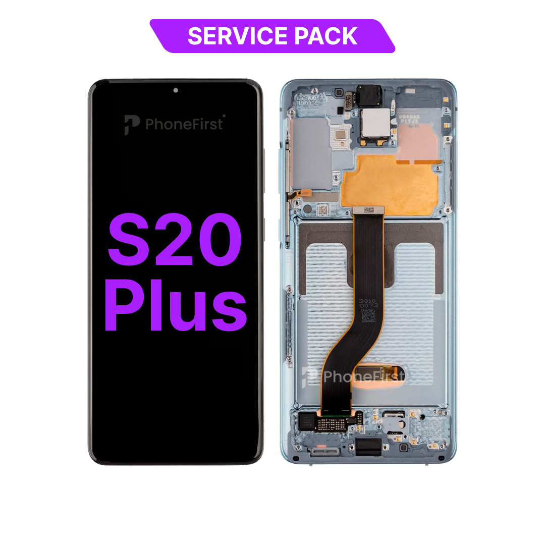Samsung S20 Plus G985 LCD (W/F) Service Pack Cloud Blue (Sky Blue)