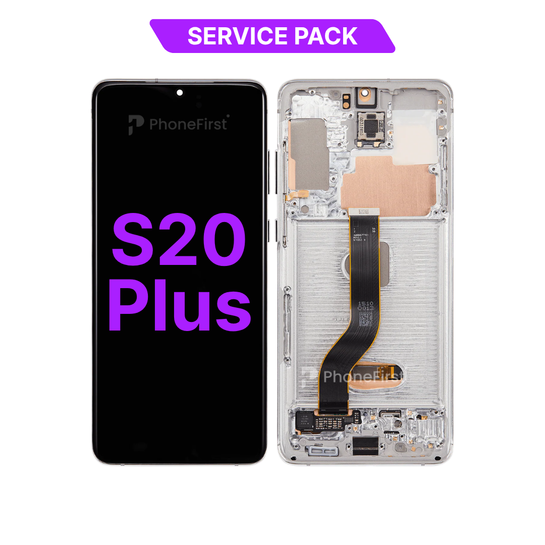 Samsung S20 Plus G985 LCD (W/F) Service Pack Gray