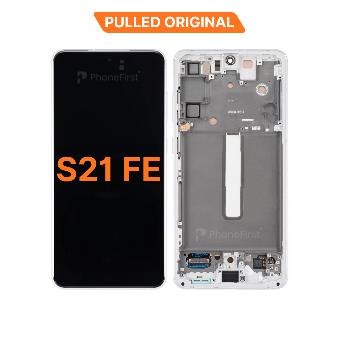 Samsung S21 FE G990 LCD (W/F) Pulled Original (14 Days) White