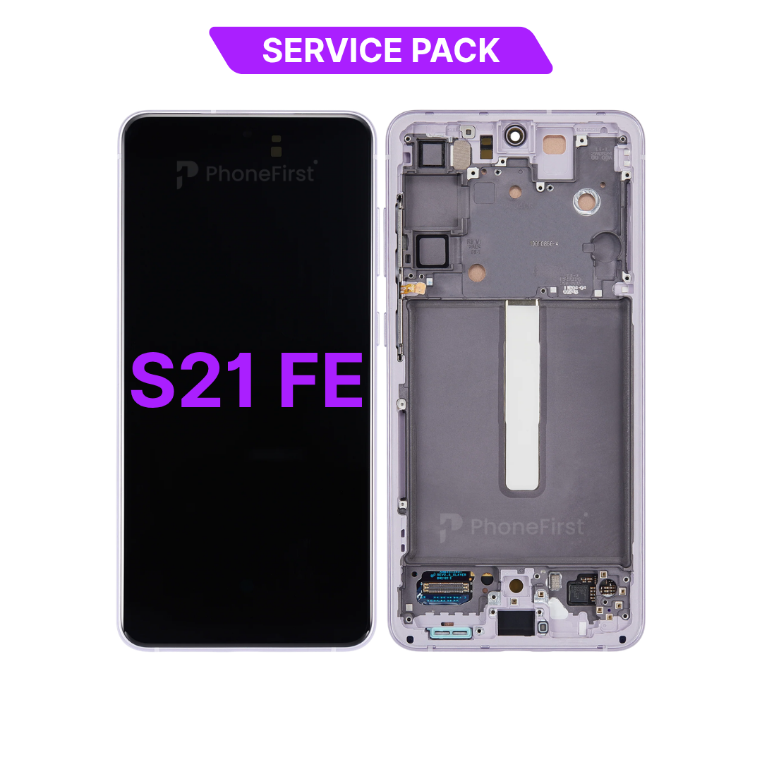 Samsung S21 FE G990 LCD (W/F) Service Pack Violet