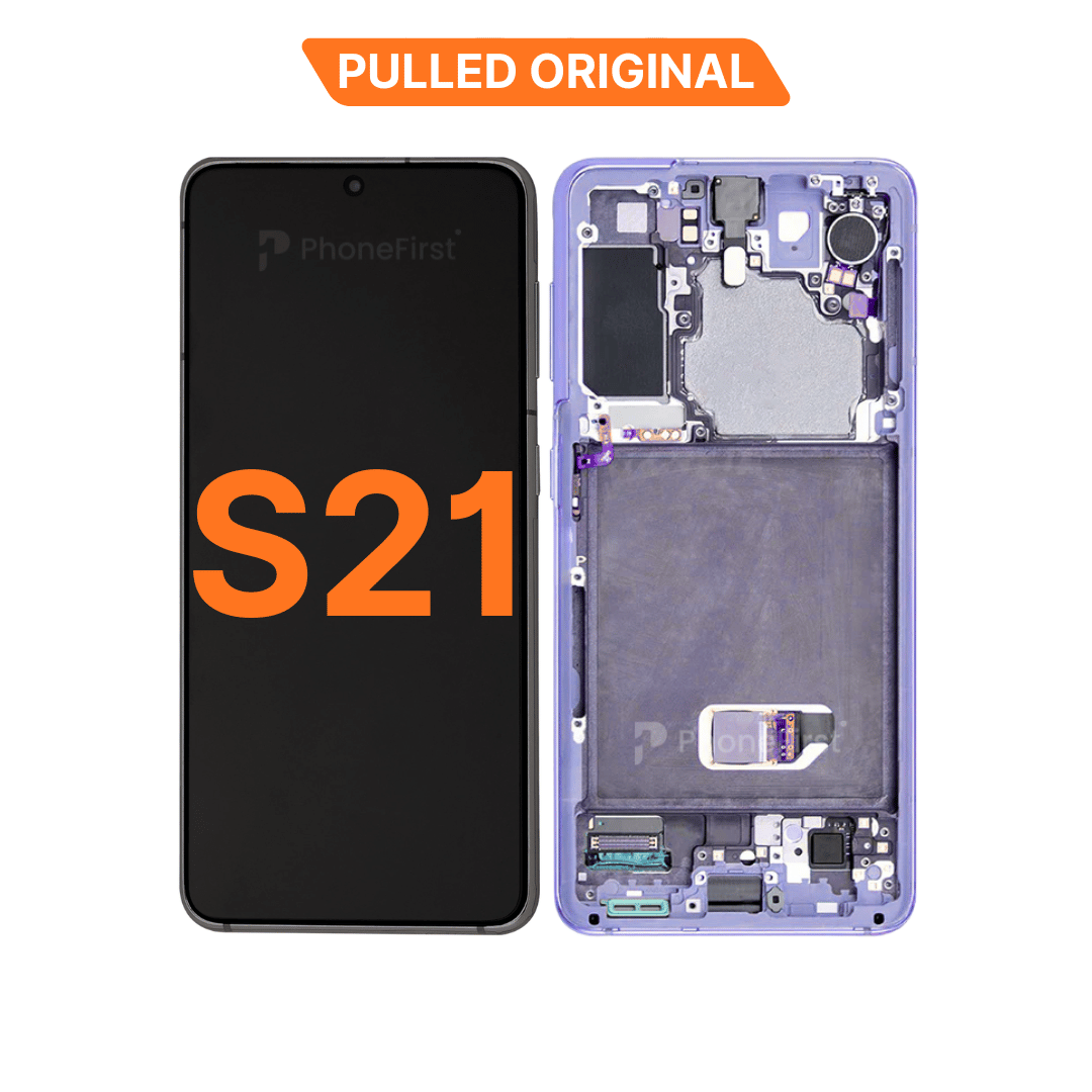 Samsung S21 G991 LCD (W/F) Pulled Original (14 Days) Violet