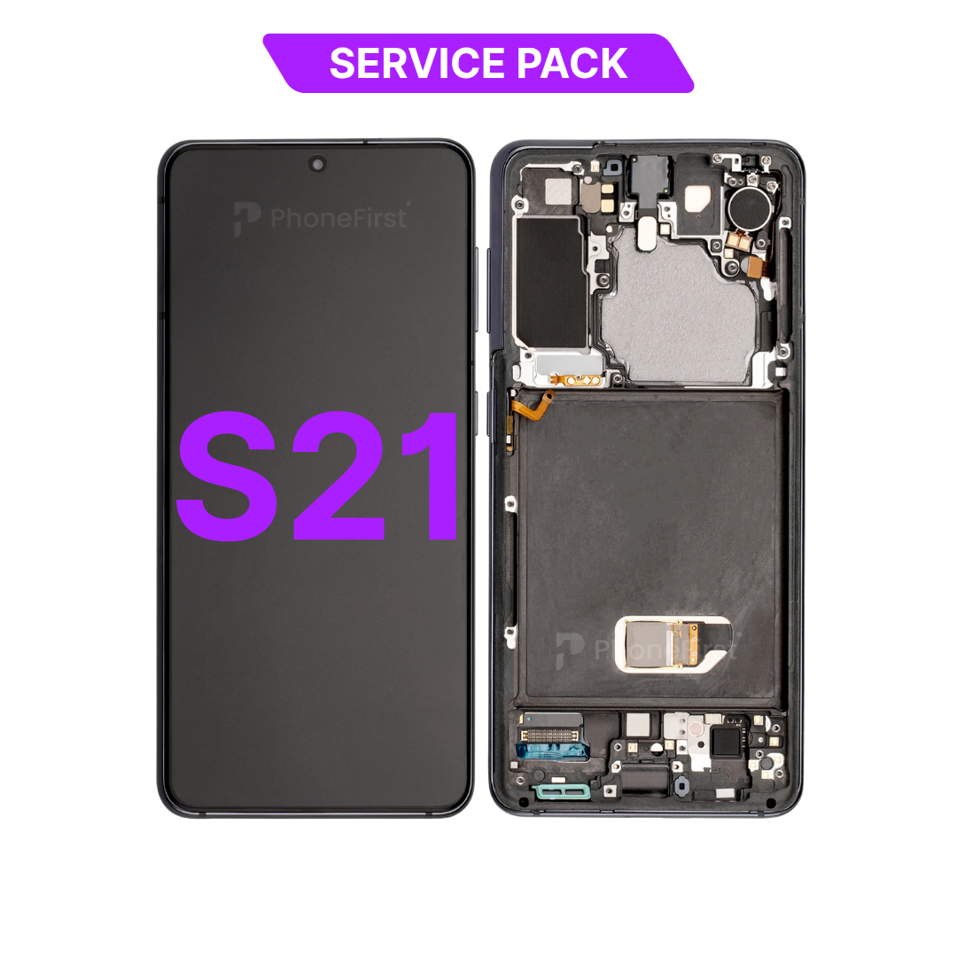 Samsung S21 G991 LCD (W/F) Service Pack Gray