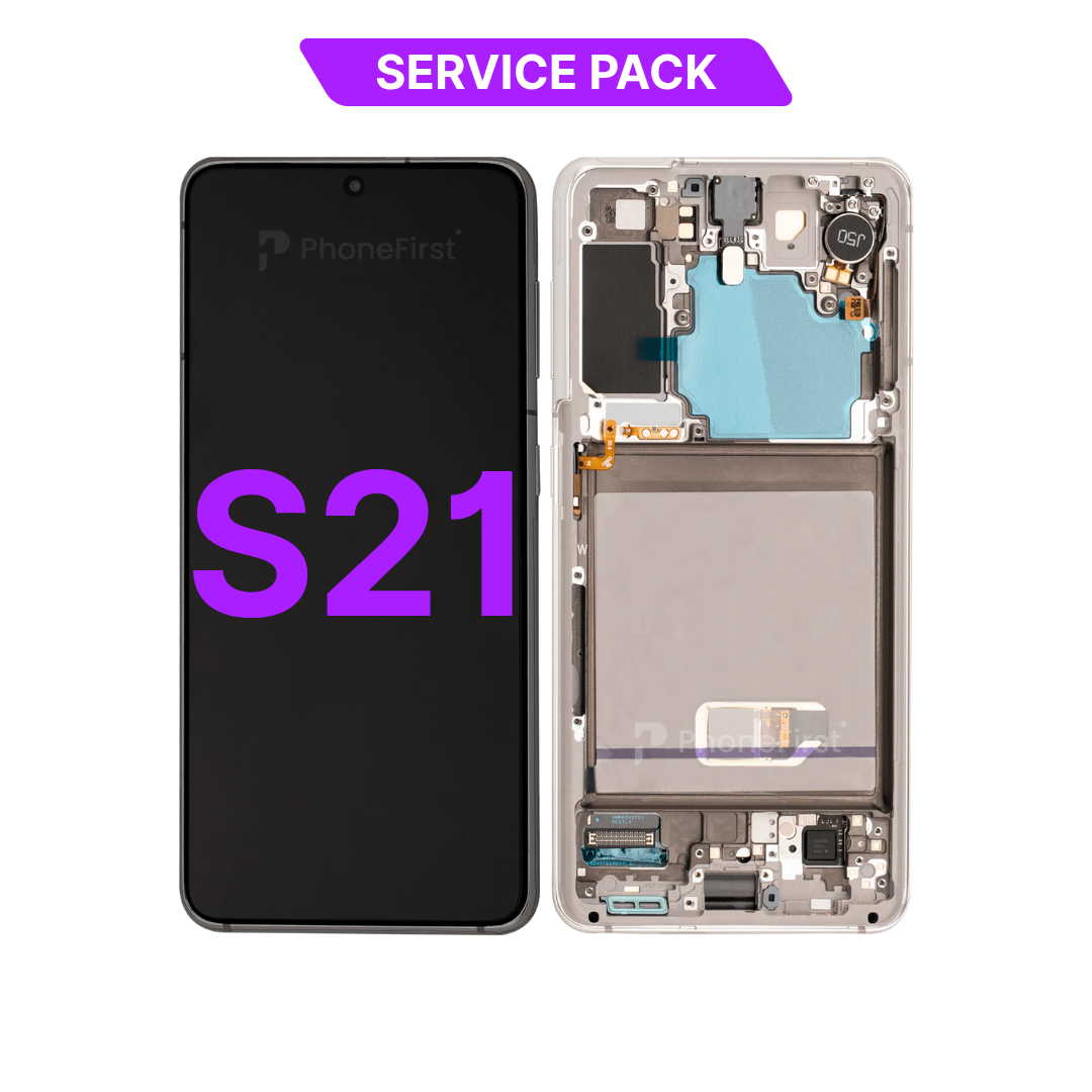 Samsung S21 G991 LCD (W/F) Service Pack White