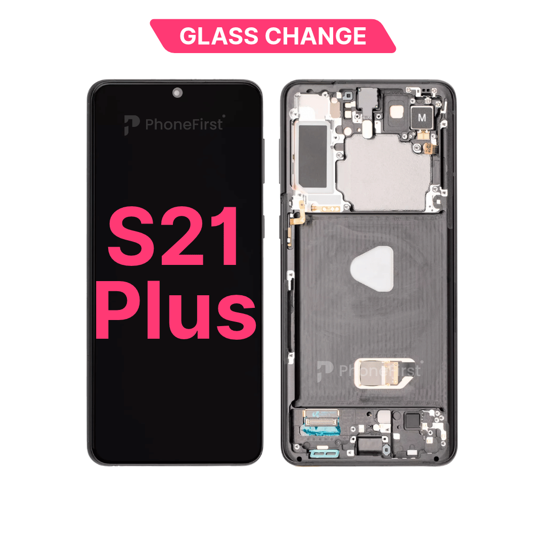 Samsung S21 Plus G996 LCD (W/F) Glass Change Black