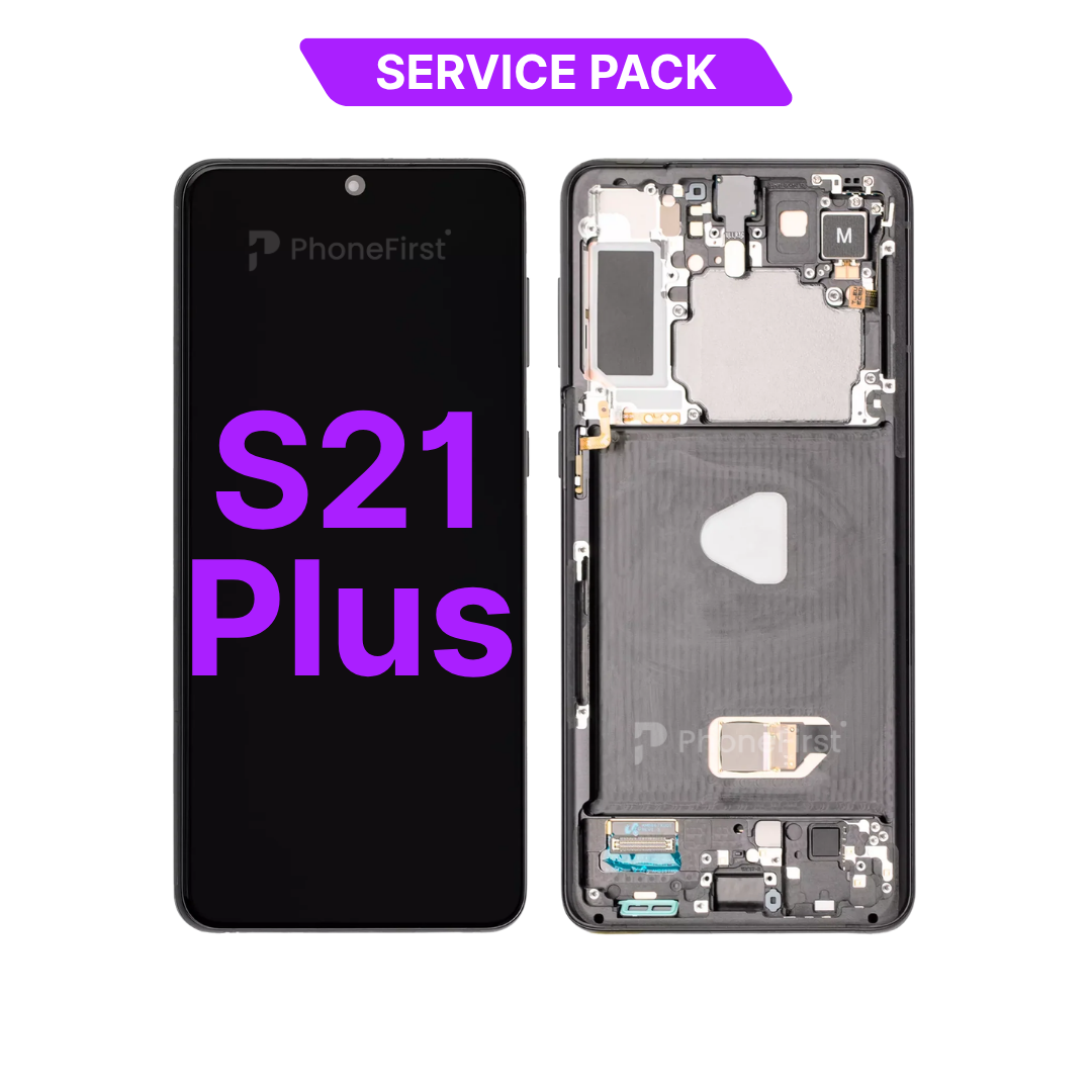 Samsung S21 Plus G996 LCD (W/F) Service Pack Black