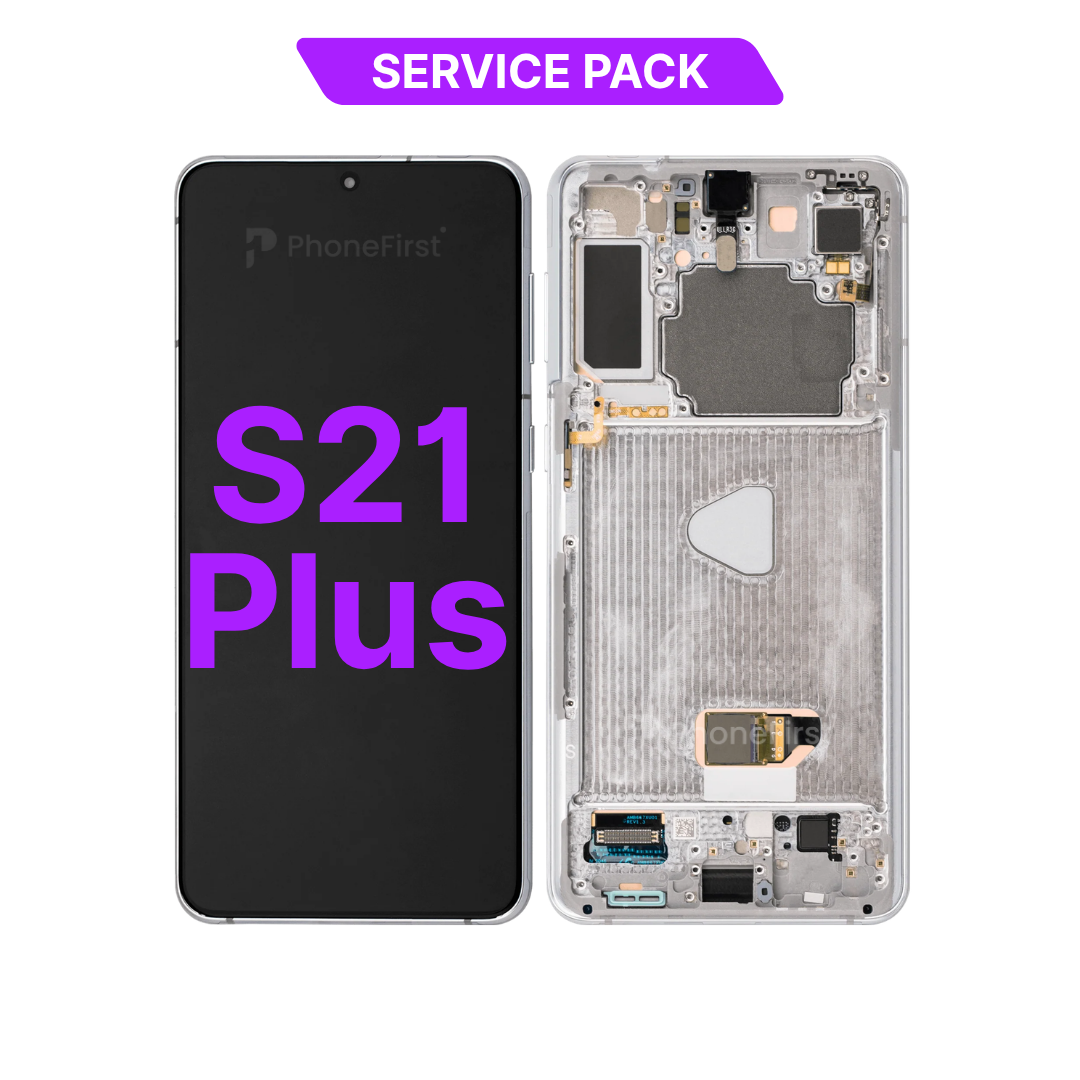 Samsung S21 Plus G996 LCD (W/F) Service Pack Silver