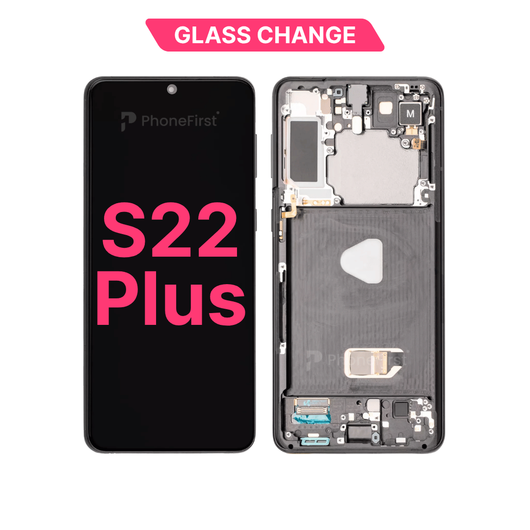 Samsung S22 Plus S906 LCD (W/F) Glass Change Black