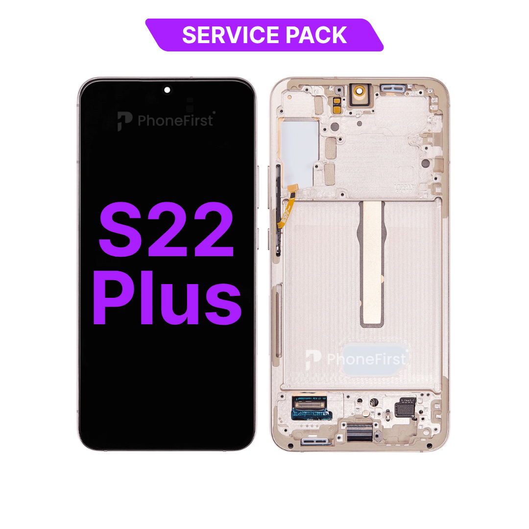 Samsung S22 Plus S906 LCD (W/F) Service Pack Pink Gold