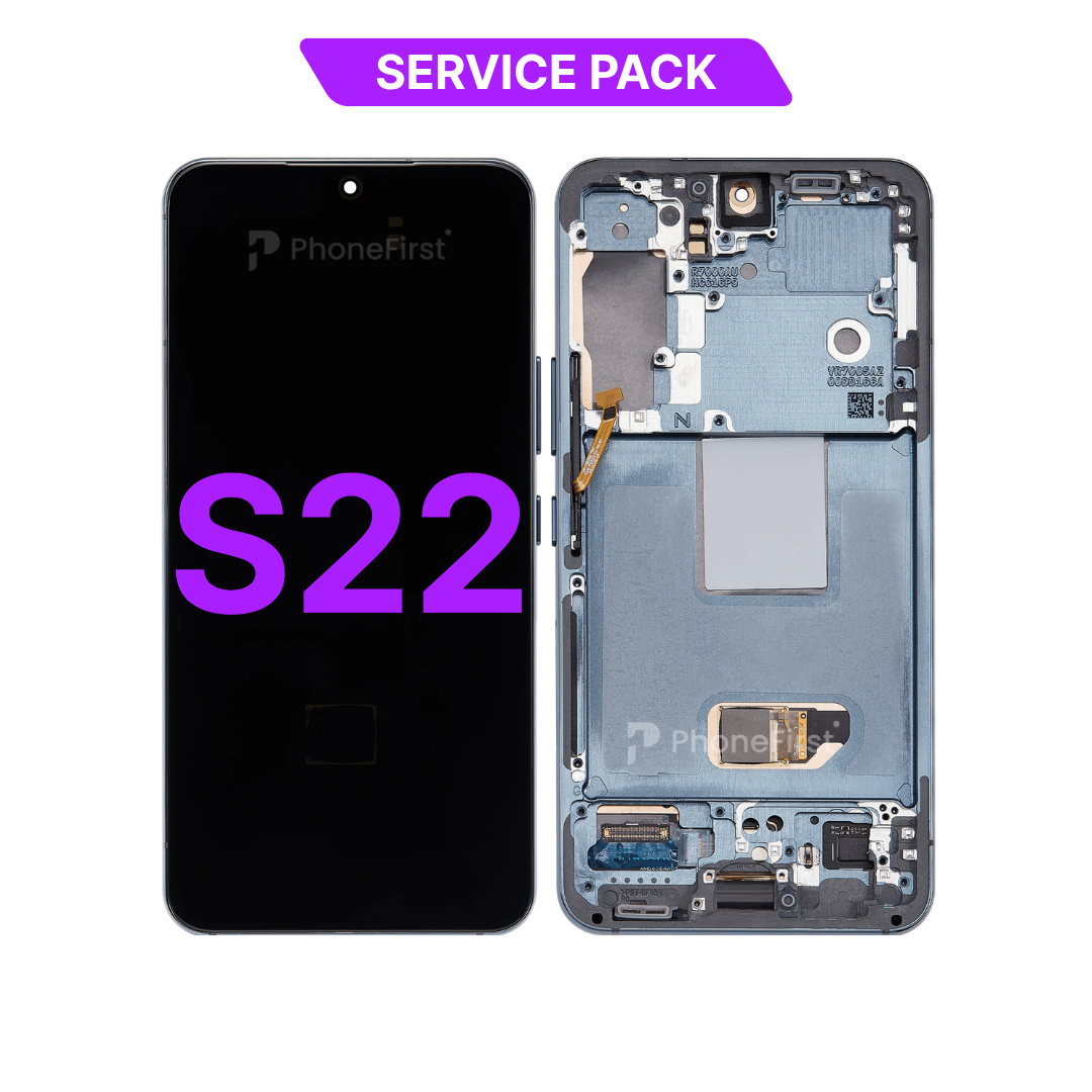 Samsung S22 S901 LCD (W/F) Service Pack Green
