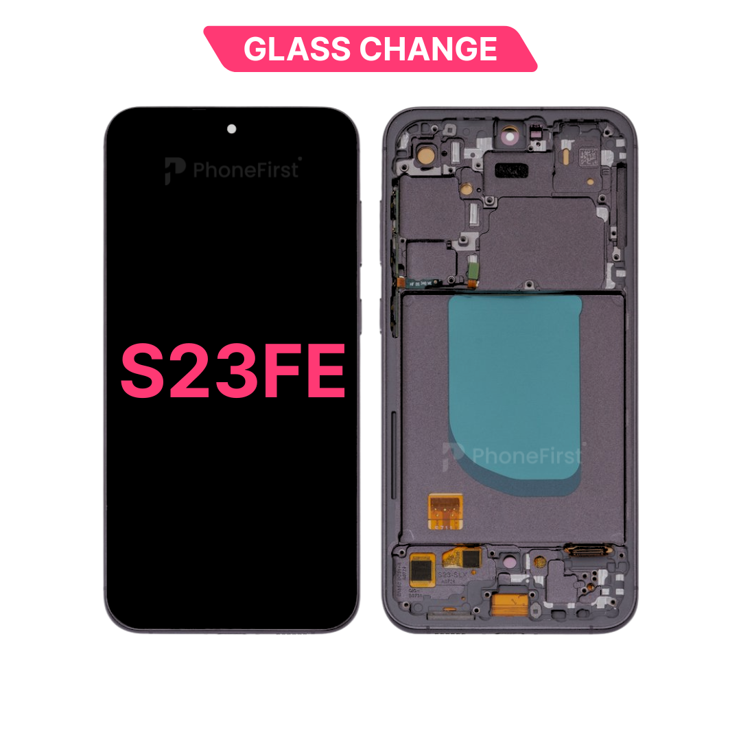Samsung S23 FE S711 LCD (W/F) Glass Change Black