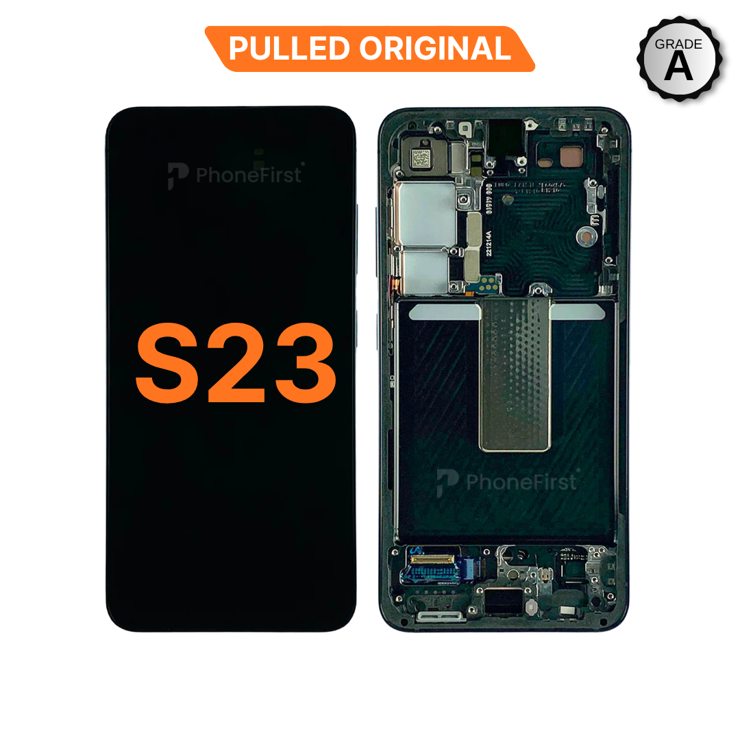 Samsung S23 S911 LCD (W/F) Pulled Original Grade A Black