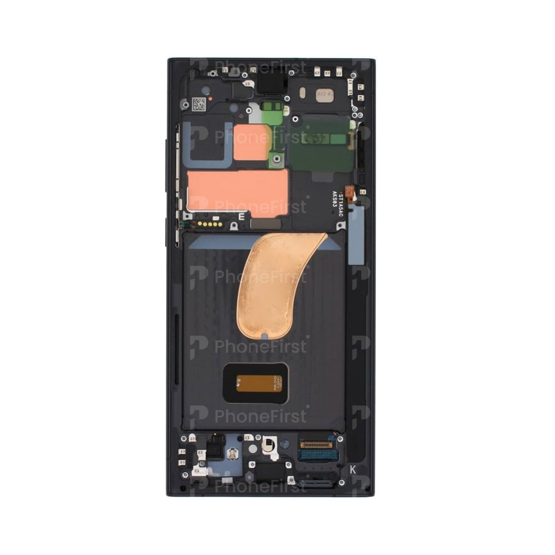 Samsung S23 Ultra S918 LCD (W/F) Glass Change Black